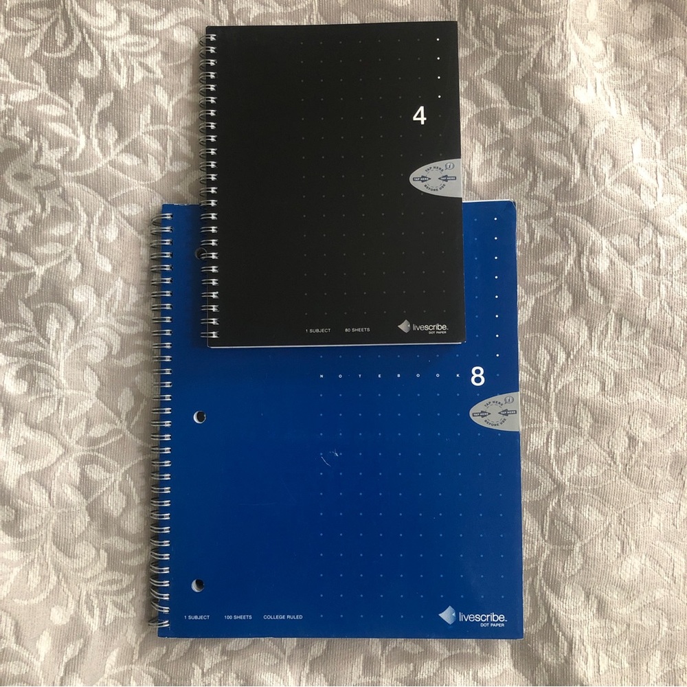 Livescribe Echo Smartpen Notebooks 80pg and 100pg.